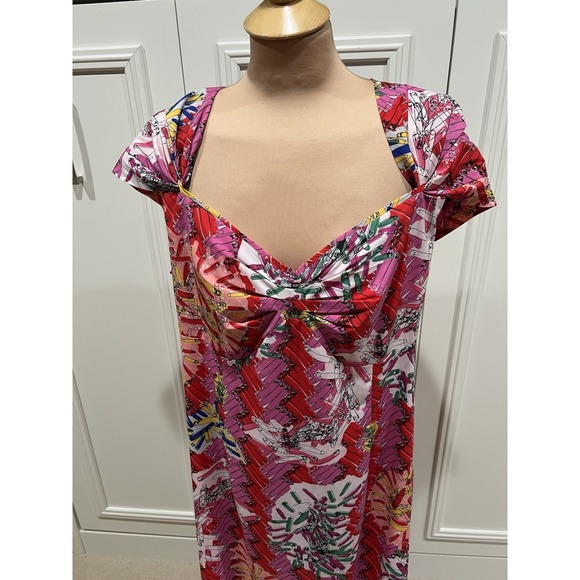 Zac Posen x Target Safety Pin Maxi Gown Dress Open Back Fishtail - Picture 4 of 10